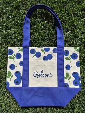 Gelson's Mini Blueberrie Canvas Bag